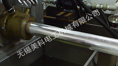 Pure silver rod horizontal continuous casting